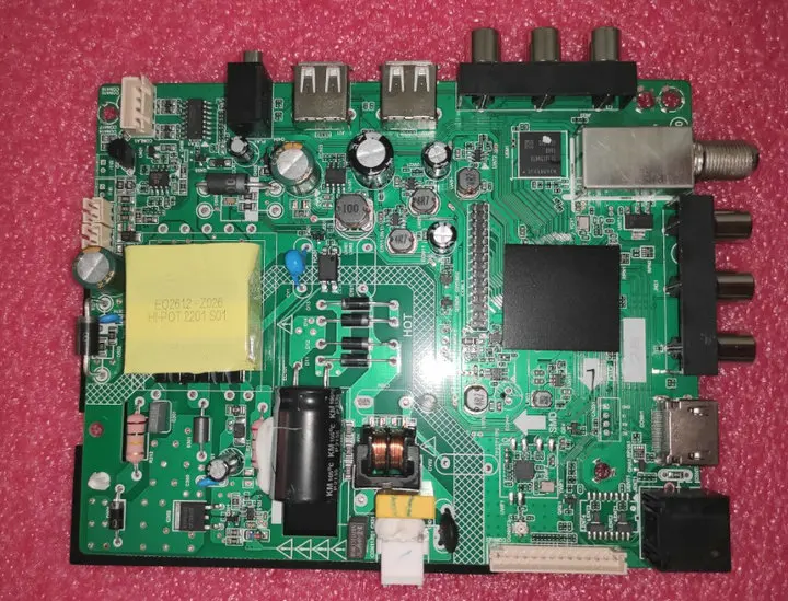 ZP.T9255.818R00 T9255M5818C03B05  LED WiFi network TV motherboard WORKING  GOOD  FOR  512M+4g 33--58v 600MA