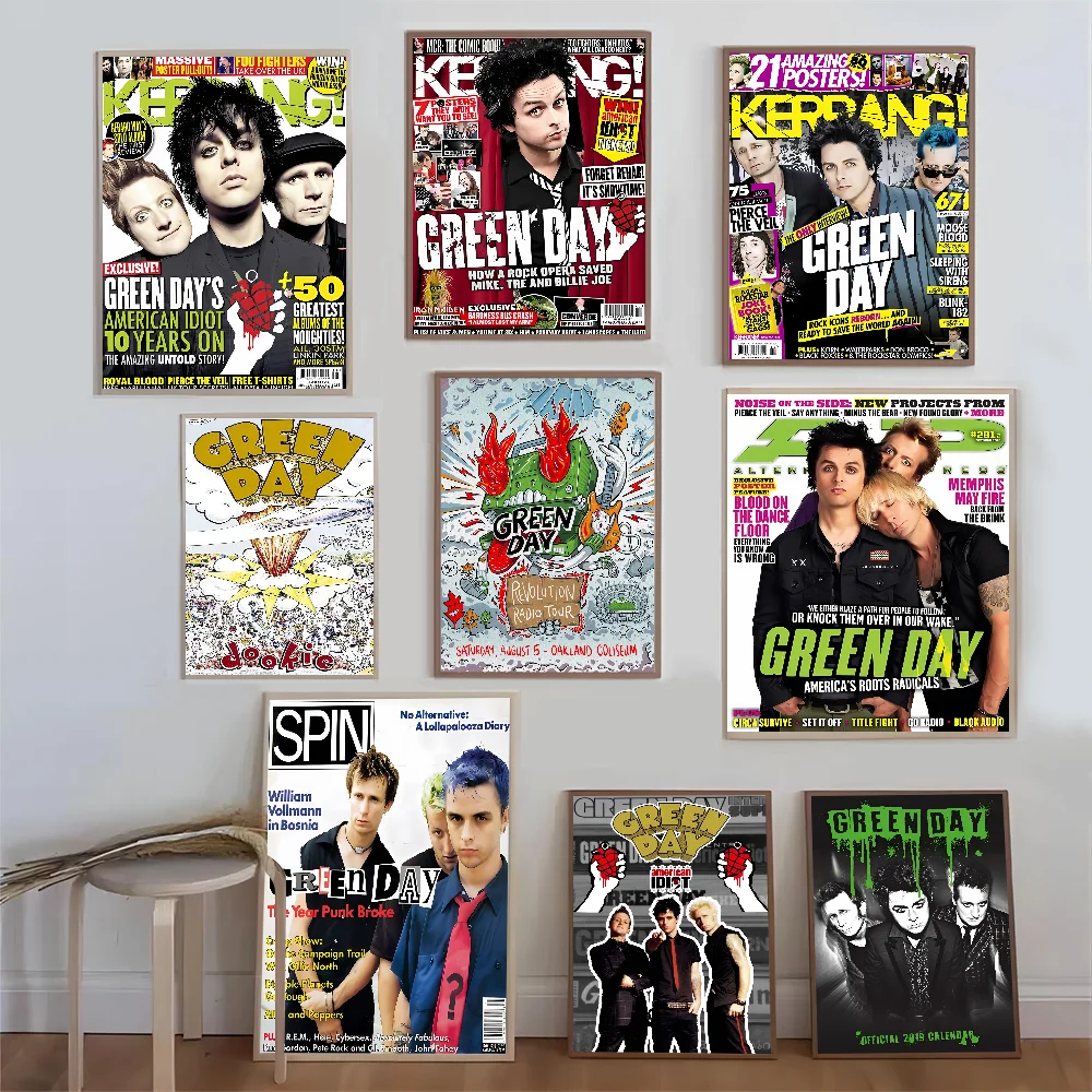 

Green-Day Band Poster Good Quality Prints and Posters HD Quality Poster Wall Art Painting Study Home Decor