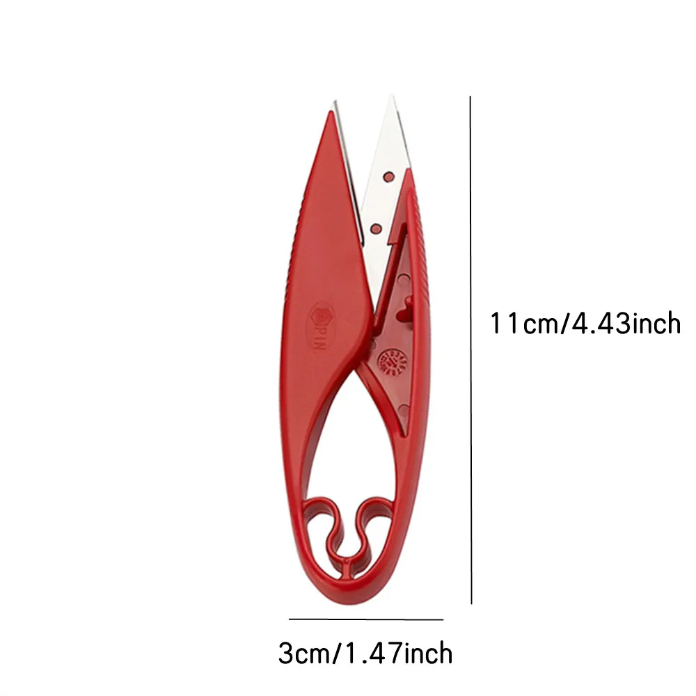 Stainless Steel Double-Edged Sewing Scissors Profession Embroidery Cross Stitch Sewing Thread Head Cutter Snips Trimming Nipper