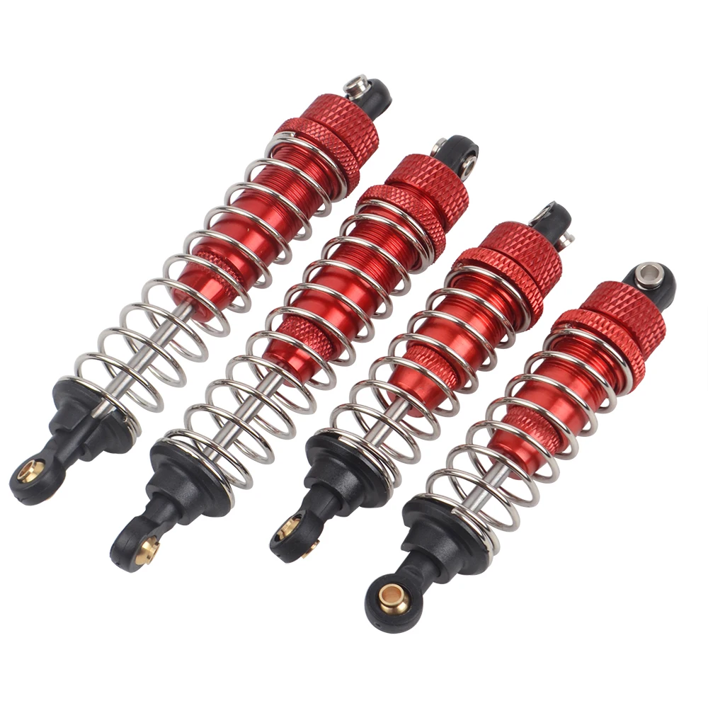 Aluminium Front Rear Shocks Damper Kit for 1/10 Tamiya TT-02B DT-02 DF-02 RC Buggy Car Chassis Upgrade Parts