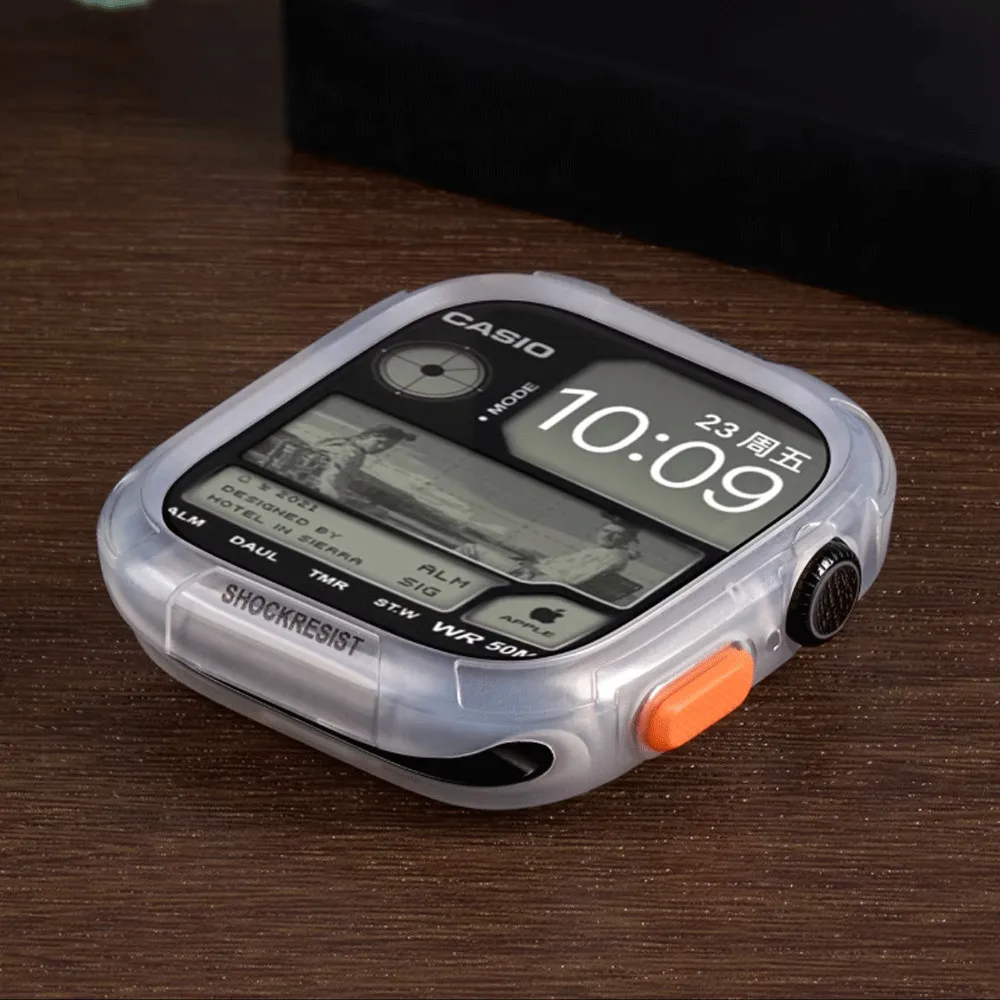 2. Generation Stoßfester Gehäuseschutz + Silikonarmband für Apple Watch Ultra 3 2 49mm S10 S11 46mm 42mm 44 45mm für iWatch Series 9 8 7 6 SE – Detail 6