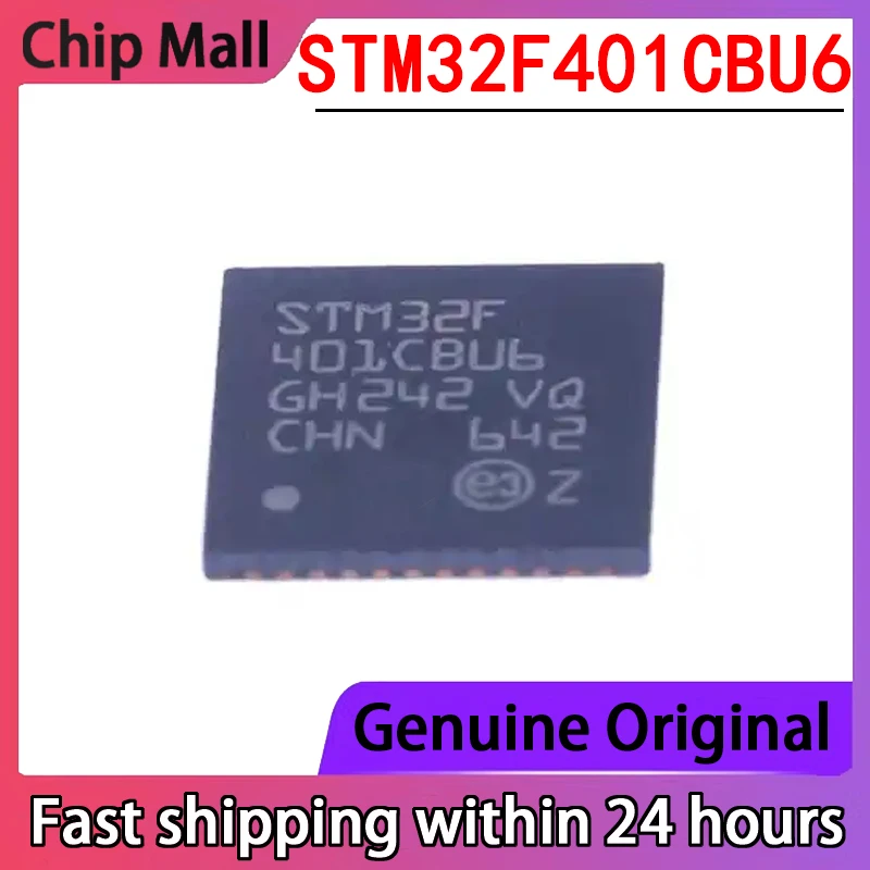 1PCS New STM32F401CBU6 Package UFQFPN-48 32-bit Microcontroller MCU Original Stock