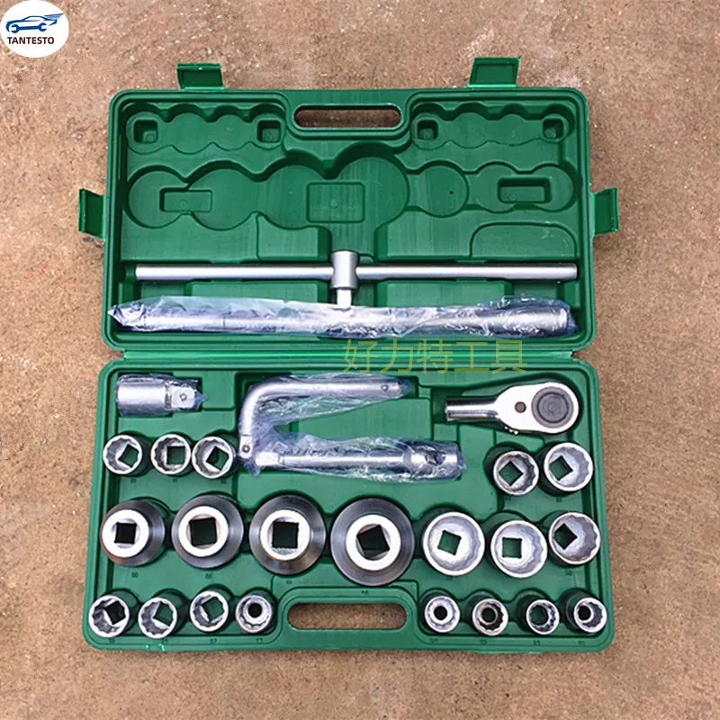 

26 шт. торцевые ключи, торцевые головки, автомобильный ремонтный ключ, инструменты для ремонта шин