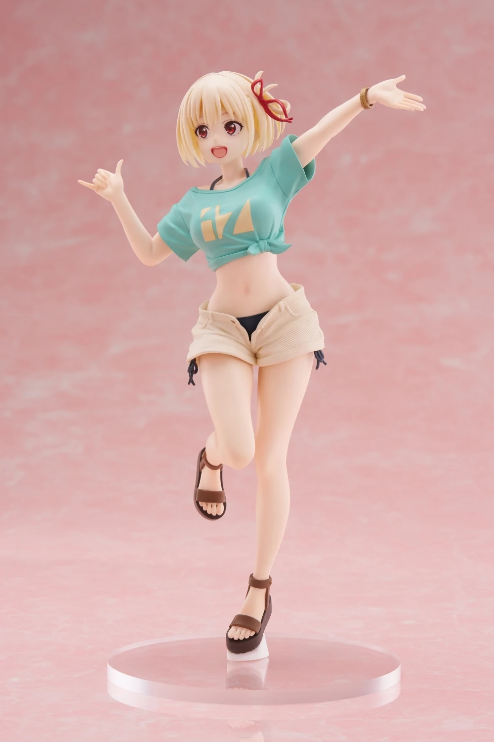 TAiTO Coreful Lycoris Recoil Nishikigi Chisato ~Hawaii State Style Ver.~ PVC 18CM Anime Action Figures Model Collection Toy