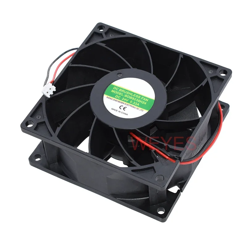 

Подходит для инверторного охлаждающего вентилятора BDB9238H24 92*92*38MM DC24V0.33A.