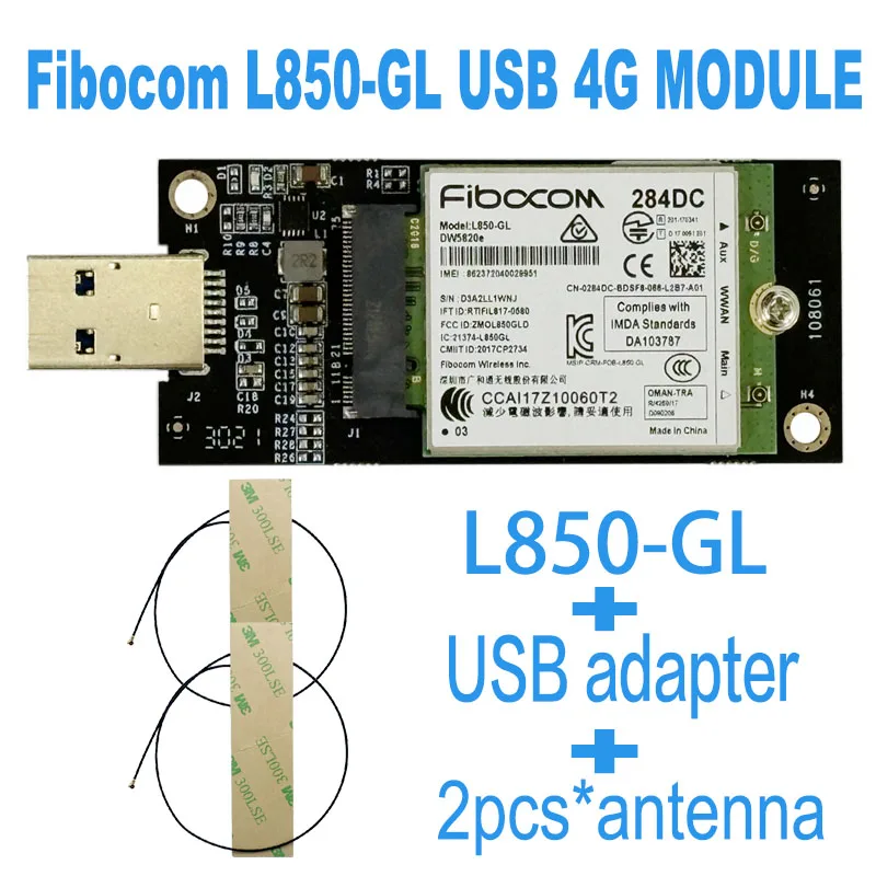 Fibocom L850-GL 4G LTE Cat9 M.2 Cellular WWAN Module Intel XMM 7360 LTE modem For USB L850-GL 4G LTE  modular