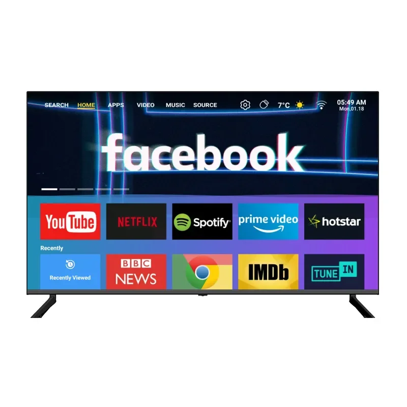 for 43 Inch Full Screen HD Digital Smart LCD TV New High Definition Intelligent Television Manufacturer Wholesale