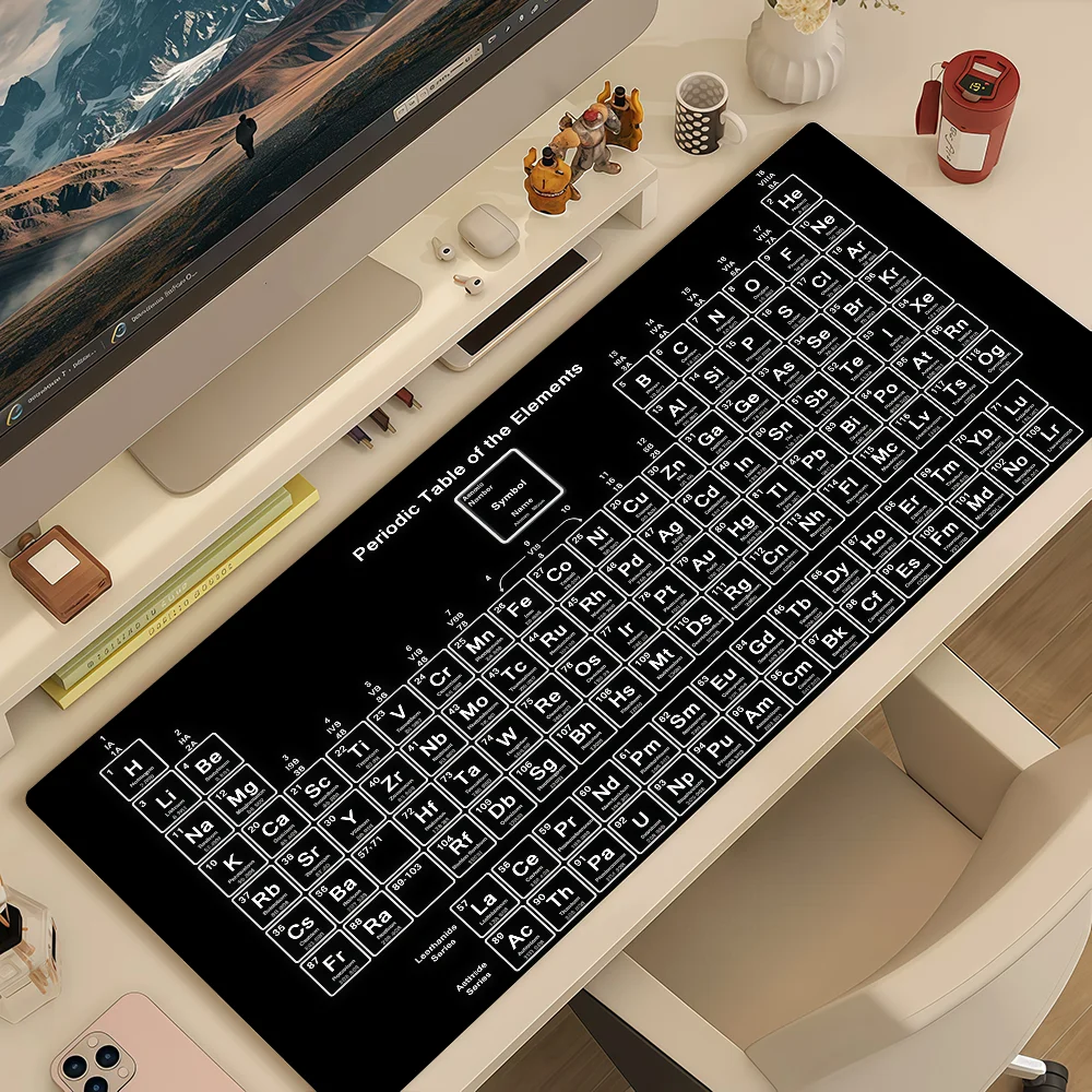 Mouse Chemical Pad MousePad Non-slip Lockedge Periodic Office Student Elements Gaming Table Thickened Large Writing Pad Cushion