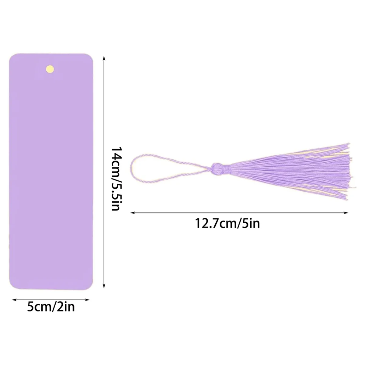 

Популярные 100 шт. пустые закладки из крафт-бумаги, прямоугольные знаки для книг, подвесная этикетка с красочными кисточками для проекта «сделай сам»
