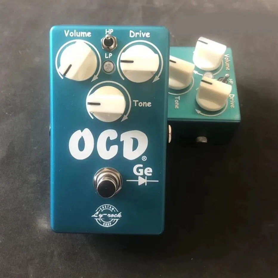 LY-ROCK OCD Rock Electric Guitar Overload Single Effector Germanium Tube Version Manual Pedal