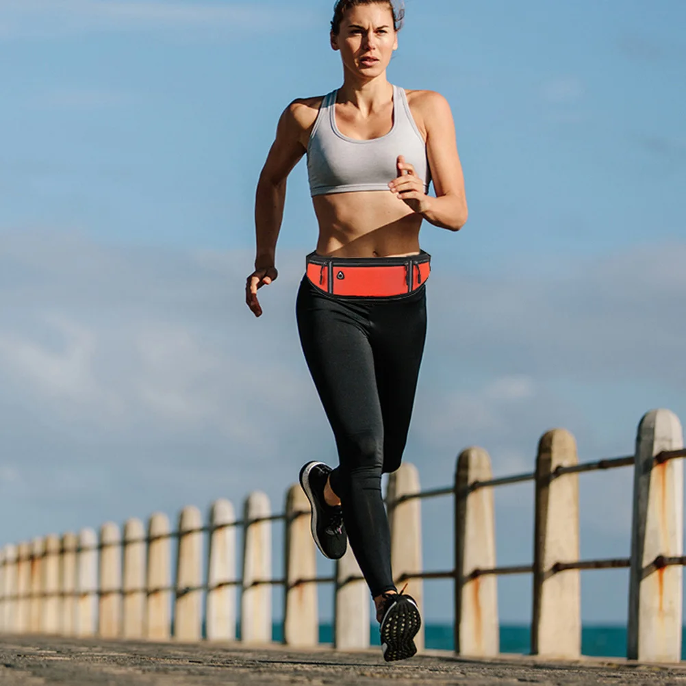 Waterproof Waist Oxford Fabric Multi-Compartment Chest Bag for Men Women Outdoor Fitness Phone Storage