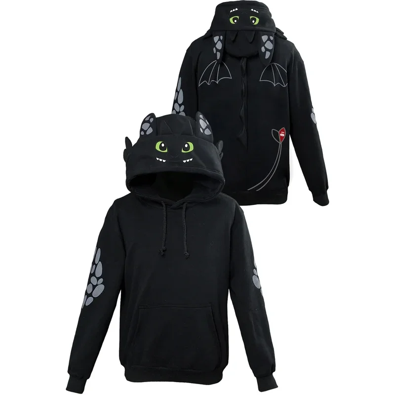 Toothless Cosplay Hoodie Boys Girls Kids Costume Anime How To Train Cosplay Your Dragon Roleplay Fantasia Child Casual Halloween