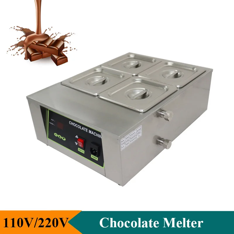 Automatic Chocolate Melter Digital Display Temperature Chocolate Melting Pot Large Capacity Commercial Use