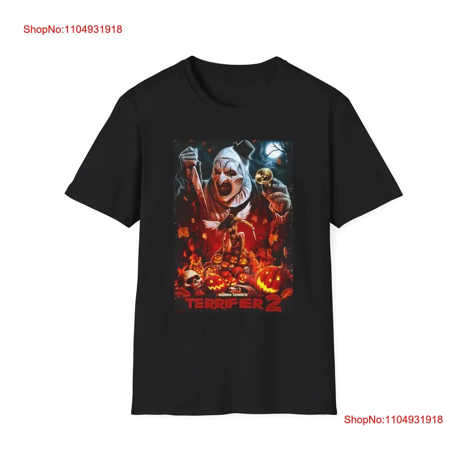 

Terrifier 2 Black T Shirt vintage Washed Soft Comfortable Breathable Stretched graphic Unisex streetwear Casual homme