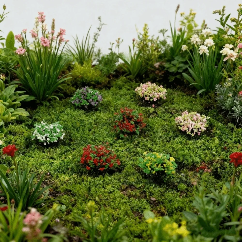 5mm DIY Miniature Architectural Diy Grass Clusters Scenario Model Materials Architectural Details Flower Clusters