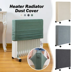 Portable Heater Radiator Dust Cover Thickened Solid Color Elastic Household Oil Tin Radiator Protective Storage Dust Covers