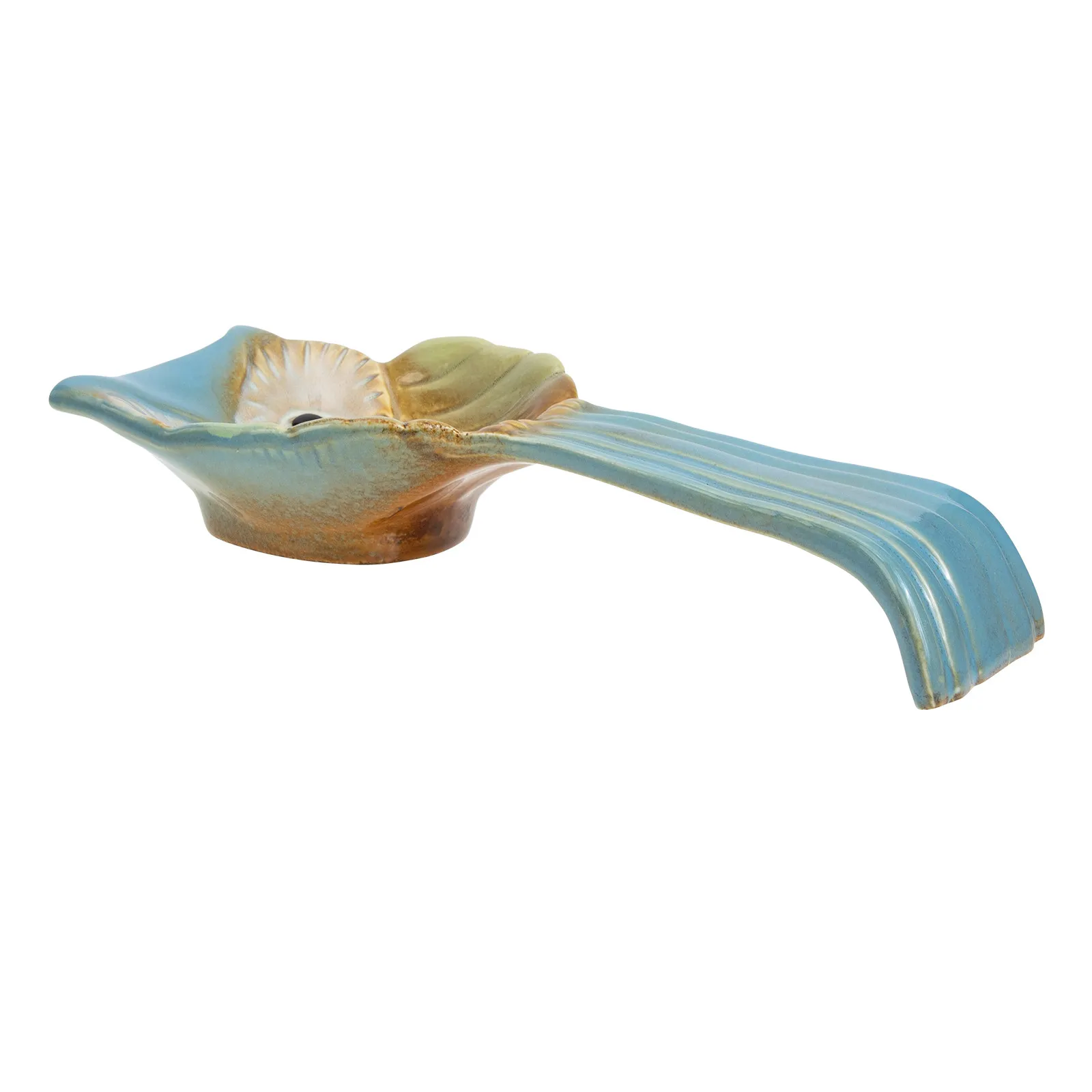 Ceramic Spoon Rest Owl Design Kitchen Utensil Holder Practical Shovel Storage Rack for Home And Restaurant