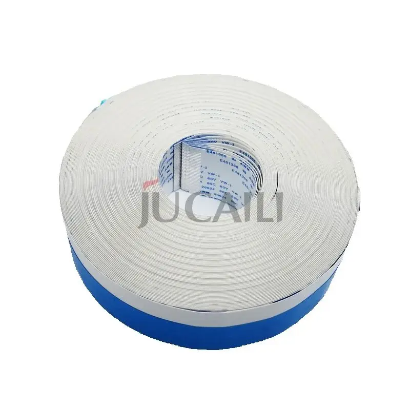 Jucaili 2PCS printer 18pin date cable pitch 1.25mm 5500mm B large format printer 18P flat data cable