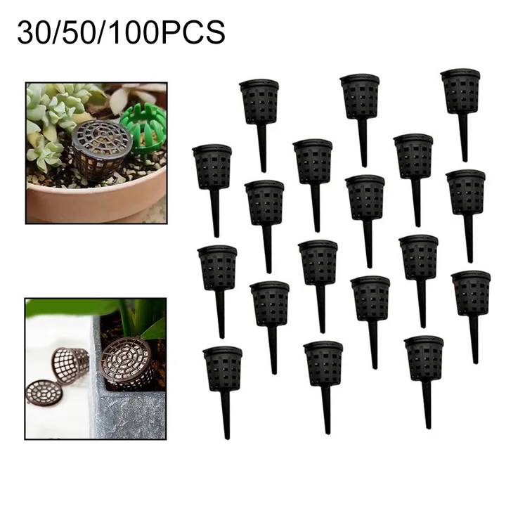 

Plant Fertilizer Baskets With Lid Orchid Cultivate Park Root Nursery Pots Bonsai Portable Automatic Fertilizer Pot Box