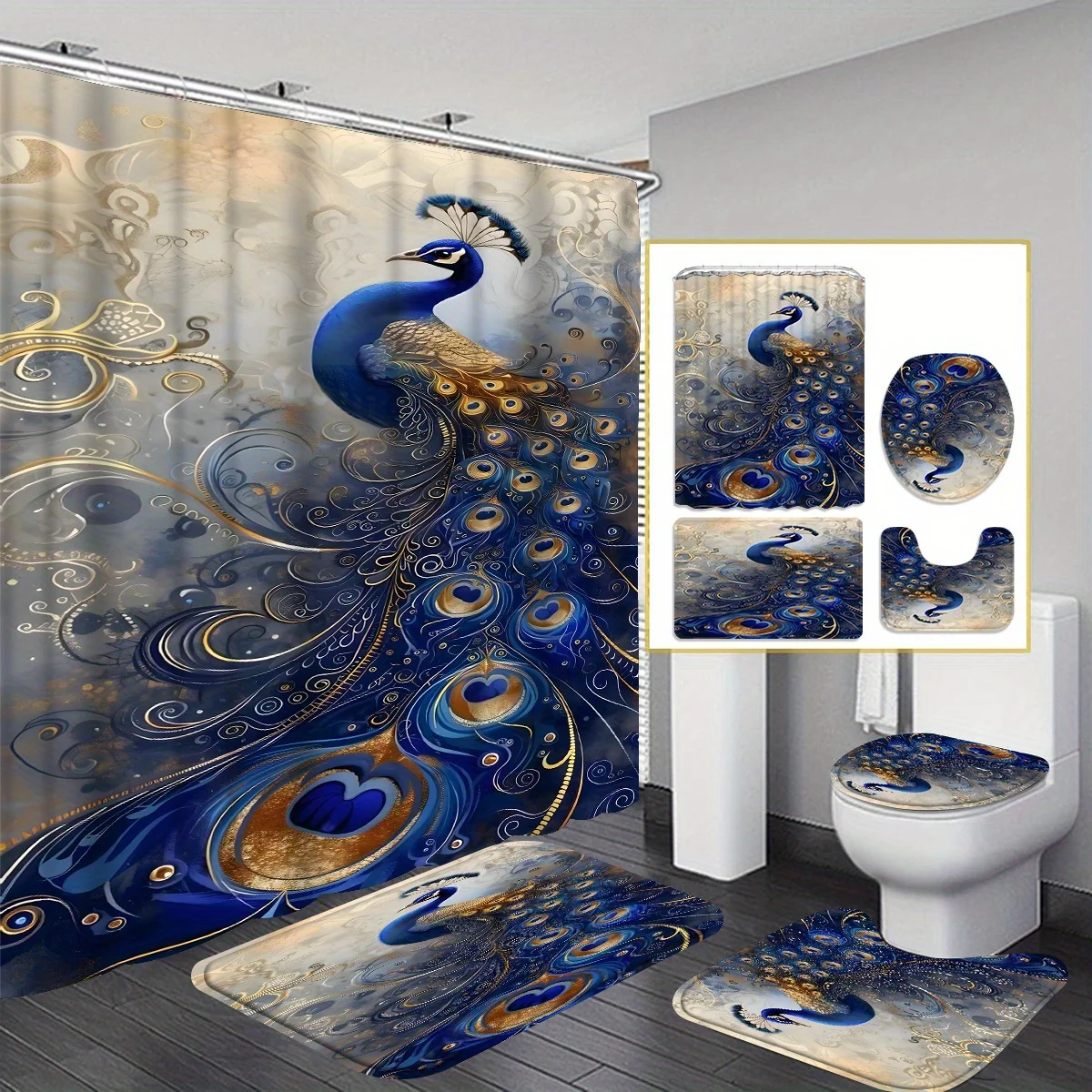 4-pieces-de-motif-imprime-paon-design-moderne-et-elegant-rideau-de-douche-ensemble-complet-de-4-pieces-avec-tapis-de-sol-de-toilette-facile-a-installer