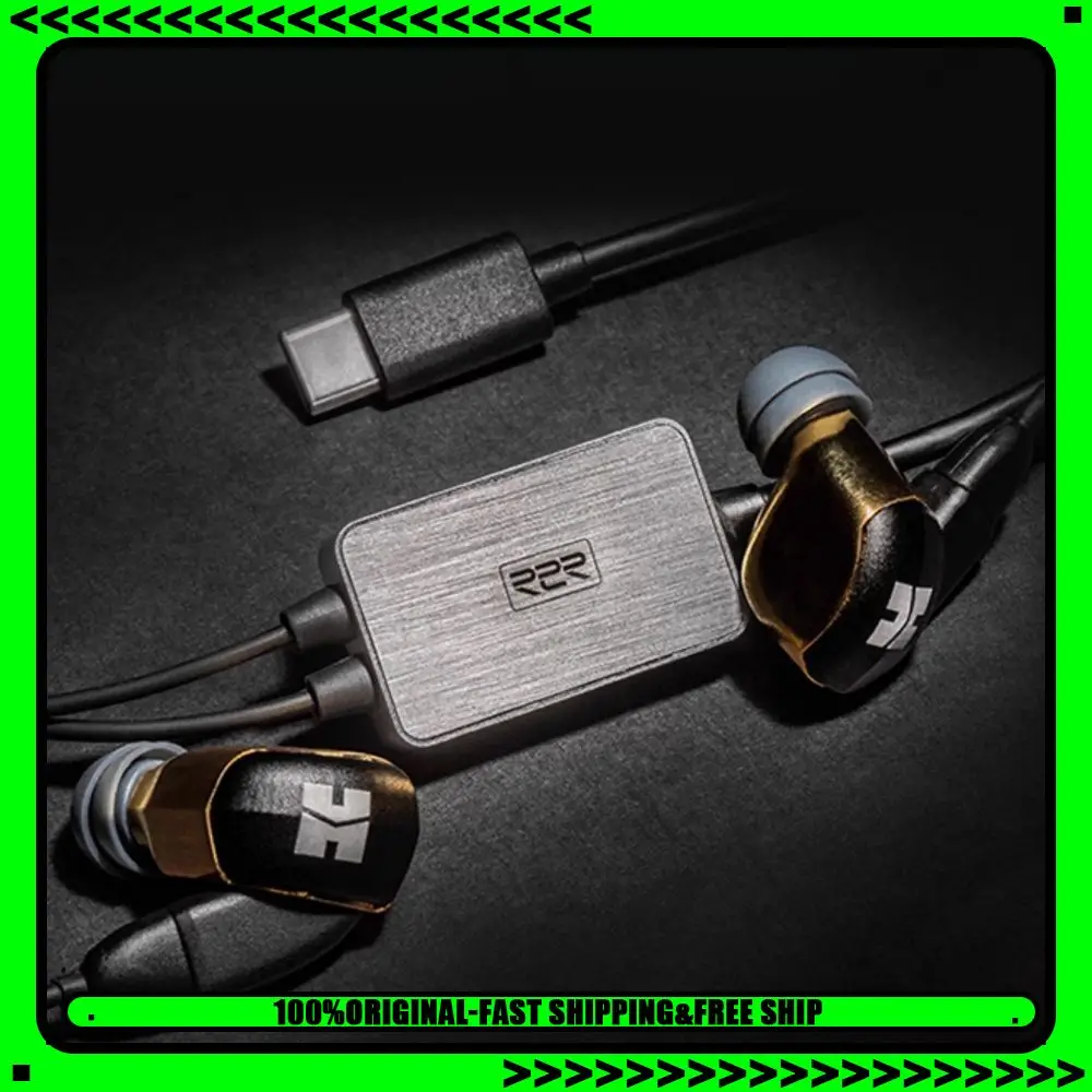 

HIFIMAN RE2000 Pro Gold Earphone Music Hi-Fi Dynamic Loop Topology Diaphragm In-ear headphones Aluminum Shell Earbuds Gamer Gift