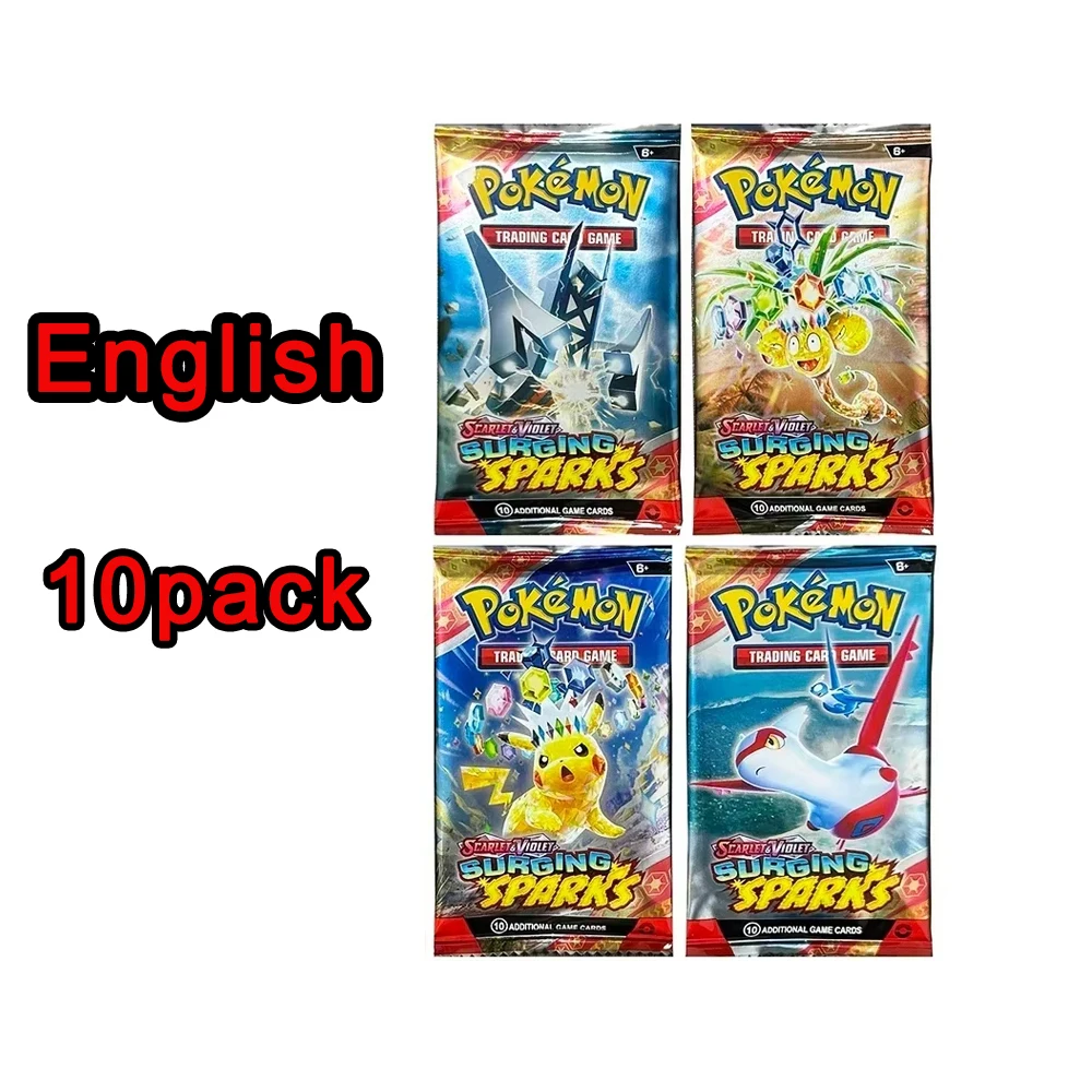 ** 360Pcs EnglishPokémonCards SunMoon Destined PSrismatic Evolutions Scarlet Violet 151 PALDEAN Booster Battle Transaction Card