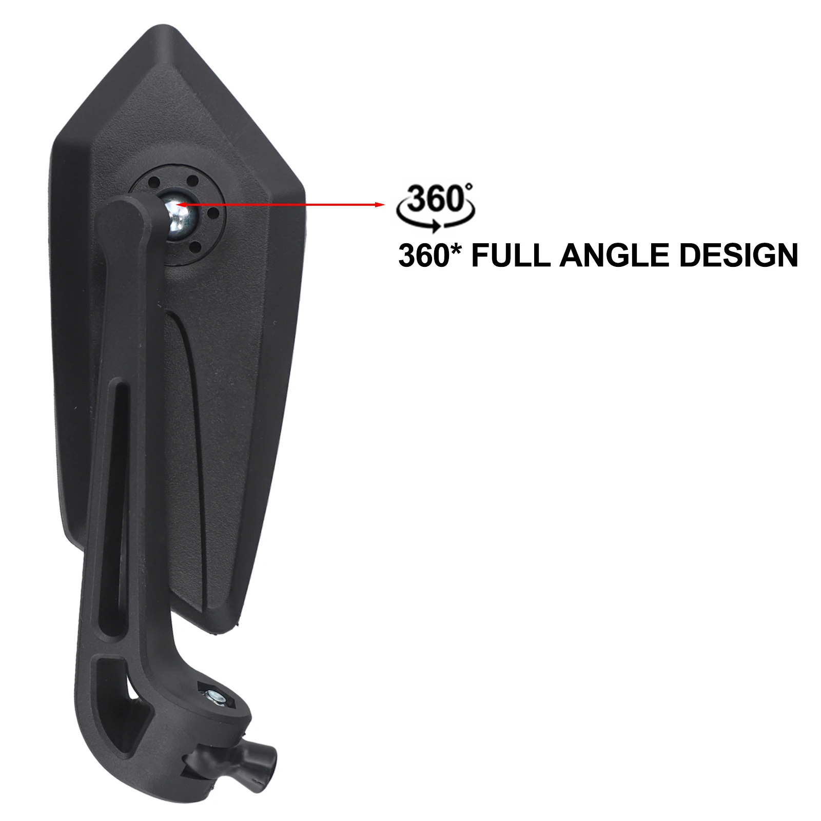 High Quality -Universal Motorcycle Foldable Rear View Mirror Side Mirrors Rearview Mirror Scooter Adjustable Rotating Mirrors
