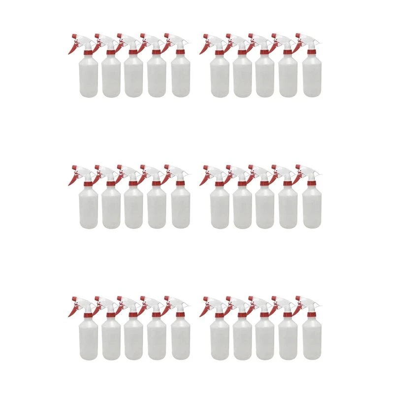 ABLL-500Mlx30 Packs Plastic Trigger Spray Bottles 16 Oz Foaming Cleaning Commercial Sprayers