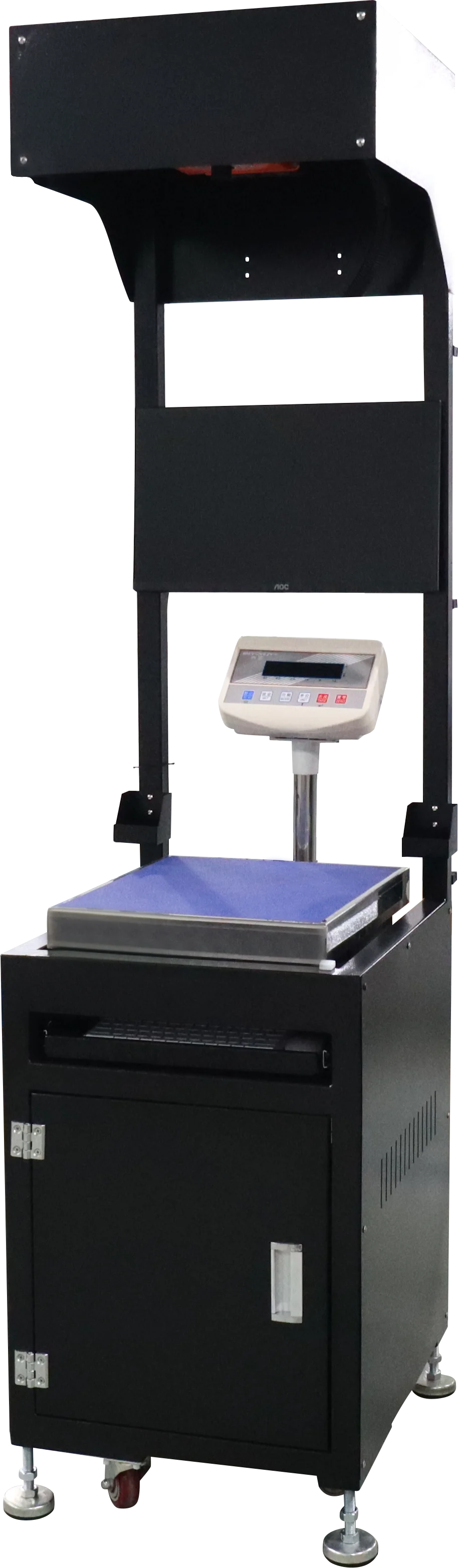 Parcel Weighing Volume Measuring Code Scaning Machine Without Sorting