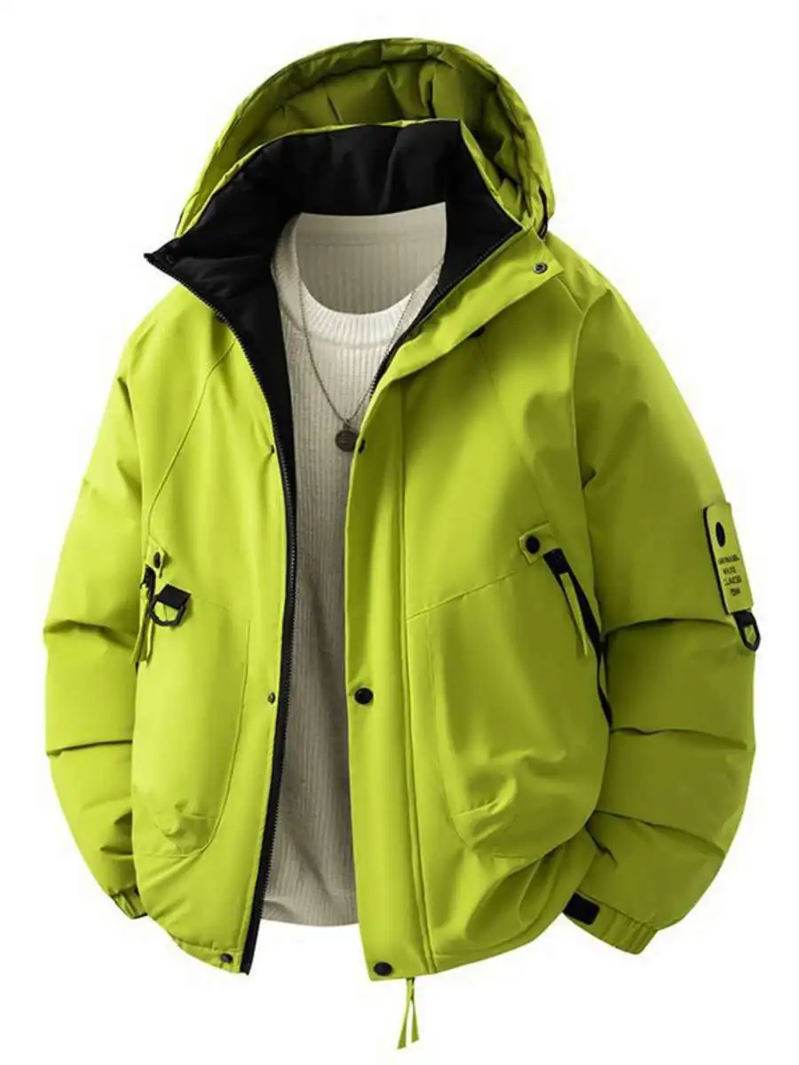 

Новый мужской уличный горный костюм с капюшоном на пуху Jaet, альпинистский костюм, топ для пары, модная брендовая хлопковая одежда, работает orm