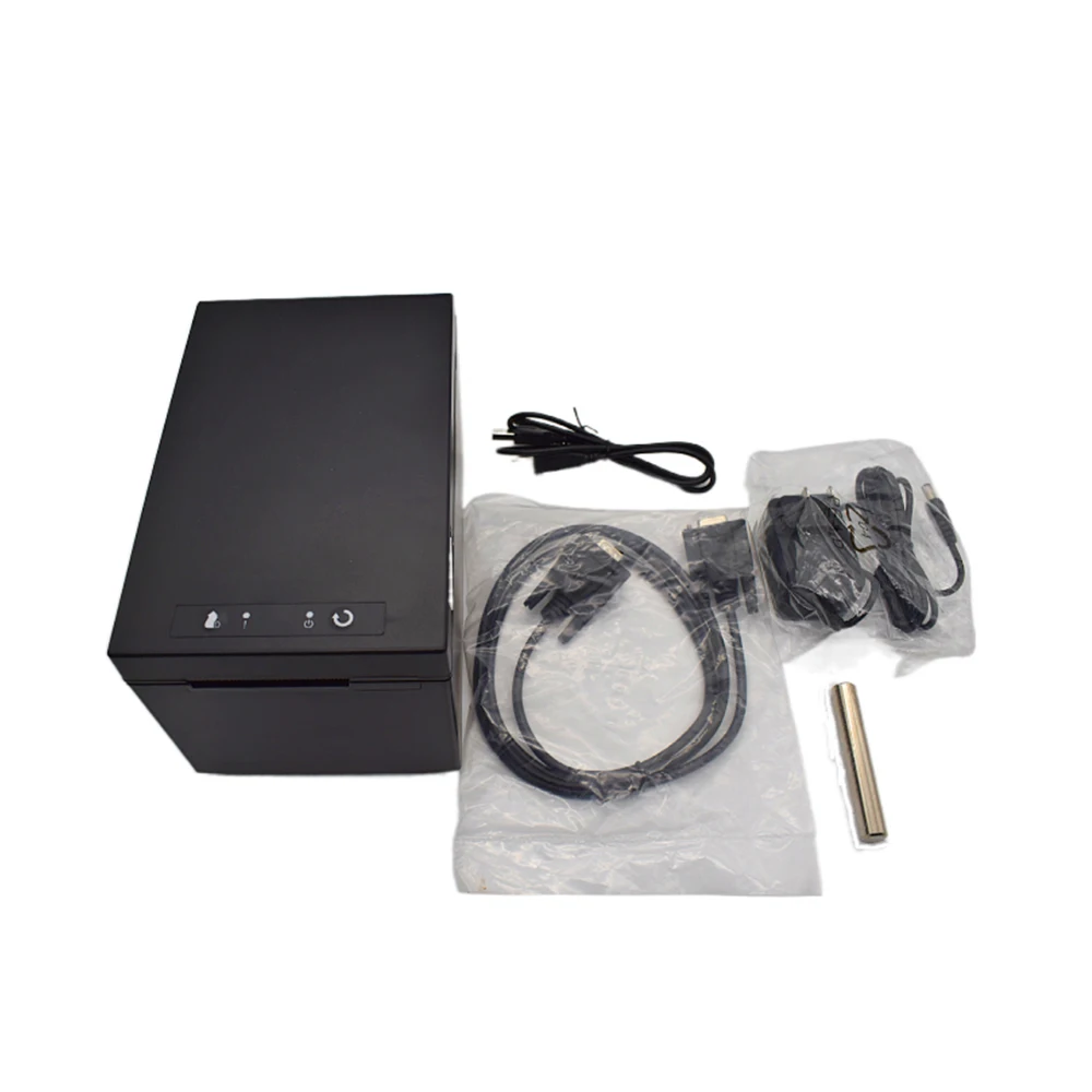 80mm Bluetooth Thermal Label Printer for Scale Weighting Retail Direct Label Maker Printing Machine with USB+RS232 Interfaces
