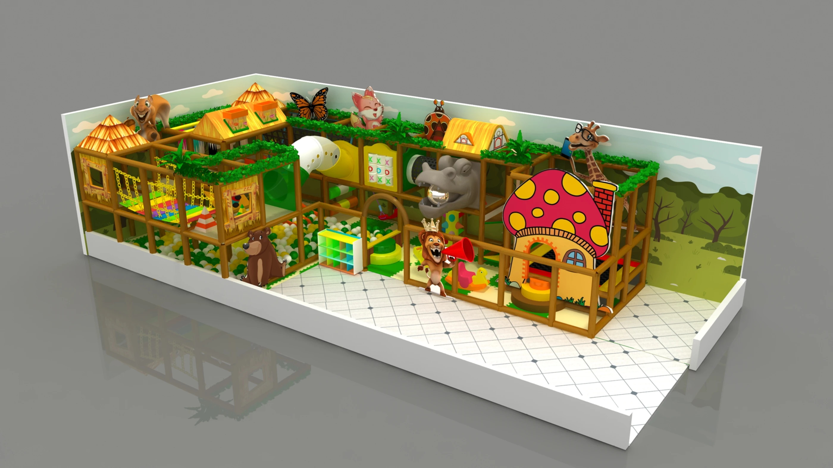 Direct Factory Designed for Hungarian Customer Children Indoor Soft Play Equipment