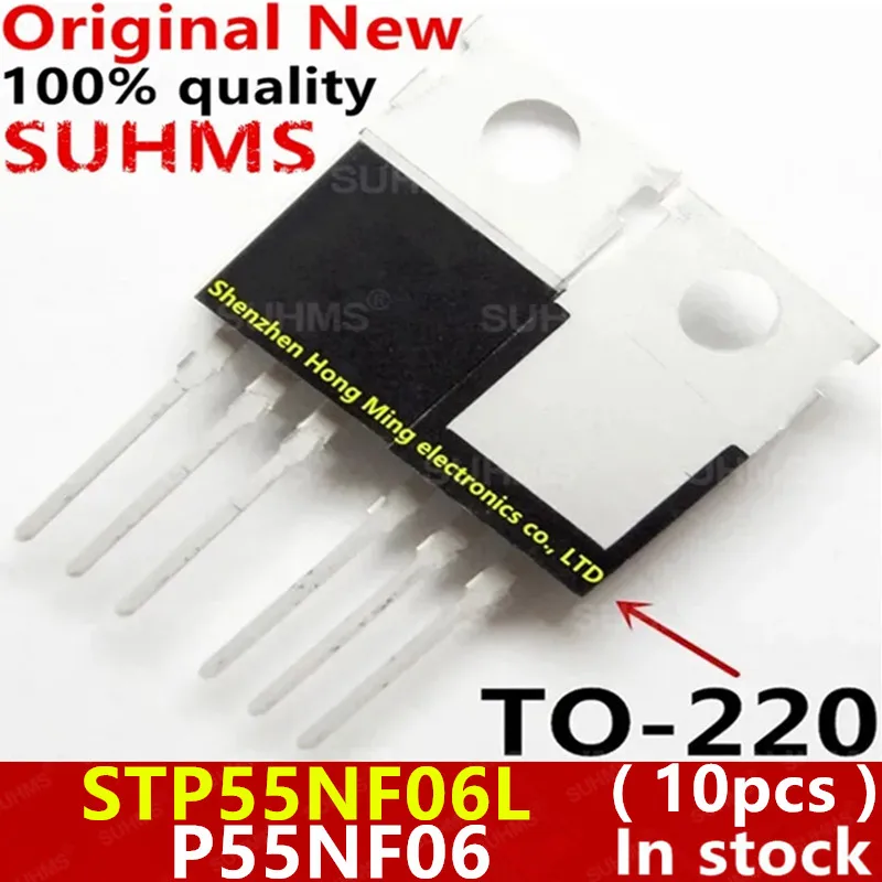 

(10piece)100% New STP55NF06L STP55NF06 P55NF06L P55NF06