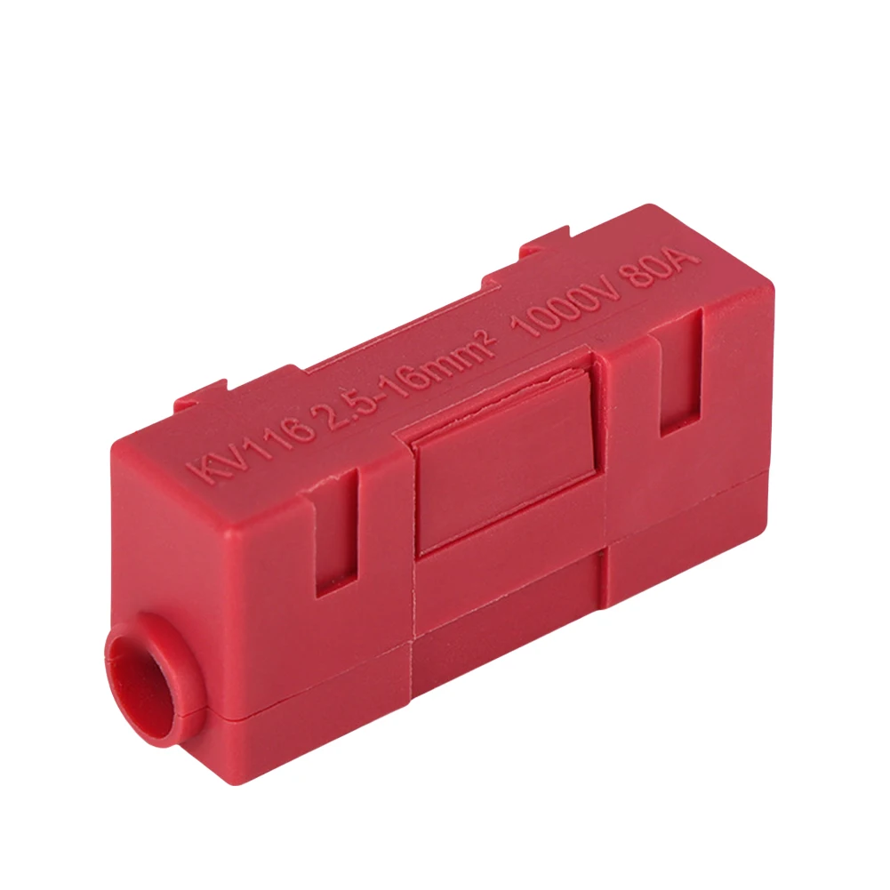 50.9*14.4*21mm 1000V Electrical Connector 80A Quick-connect Terminal Flame-retardant Terminal 30 Cycles Mechanical Life