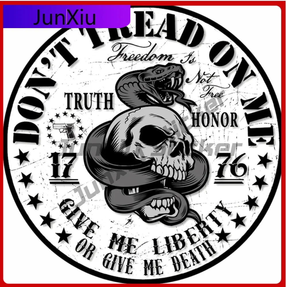 

Gadsden Flag Sticker Dont Tread On Me 2a Decal Patroitic Waterproof Scratch-proof Stickers Car Laptop Trolley Case Motorcycle