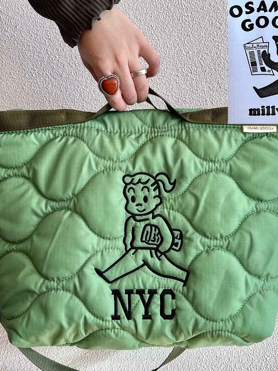 

Large Capaci Cartoon Cotton Blanket Single oulder Bag Faionable Crossbody Bag for Girls Japanese Sle Handbag