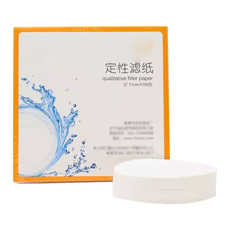 100Pcs/pack Lab Cotton Fiber Qualitative Filter Paper 7cm/9cm/11cm/12.5cm/15cm/18cm with Fast/Medium/Slow Speed - Image 2