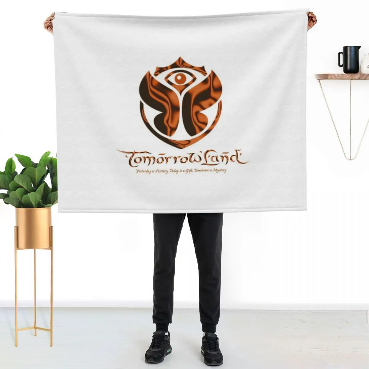 

Tomorrowland - Festival music Throw Blanket Anti Shedding Soft Fuzzy Blanket for Home