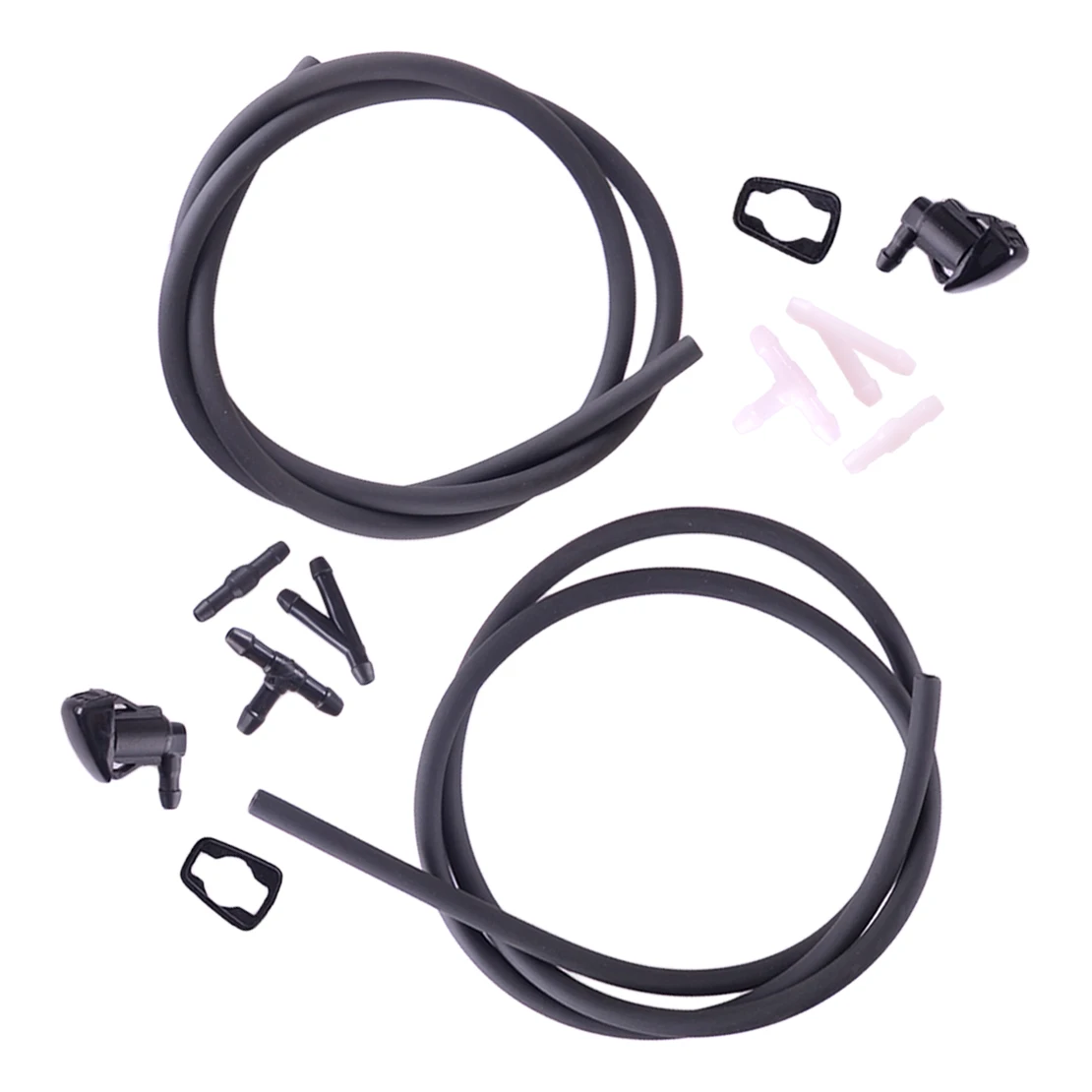 55372143AB 1 Pair Car Windshield Wiper Washer Spray Nozzle Jet Hose Kit 68260443 Fit For Jeep Grand Cherokee 2011-2015 2016 2017