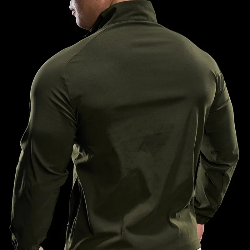 Men Sweatshirts Spring Thicker Pullover Zipper Pullover for Male Hoody Run Outdoor Sweatshir Autumn Solid Color Turtleneck Swea