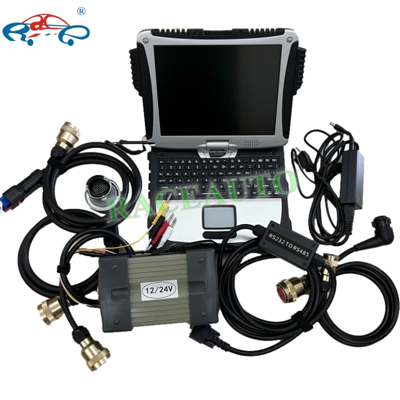 MB STAR C3 Multiplexer Software HDD Laptop CF19 I5 Toughbook 4G SD PCB Connect Auto Diagnostic Tool Full Item Ready to Work