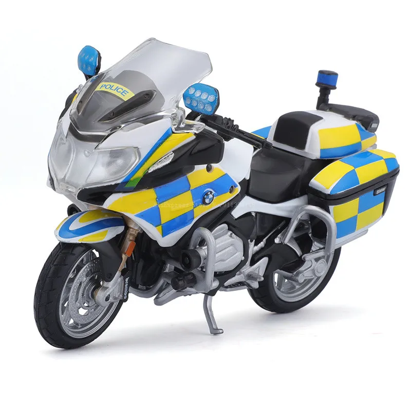 Maisto 1:18 BMW R 1200 RT UK-POLICIE Genuine Motorcycle Model Collectible Level Gift Toy Static Die Casting Model