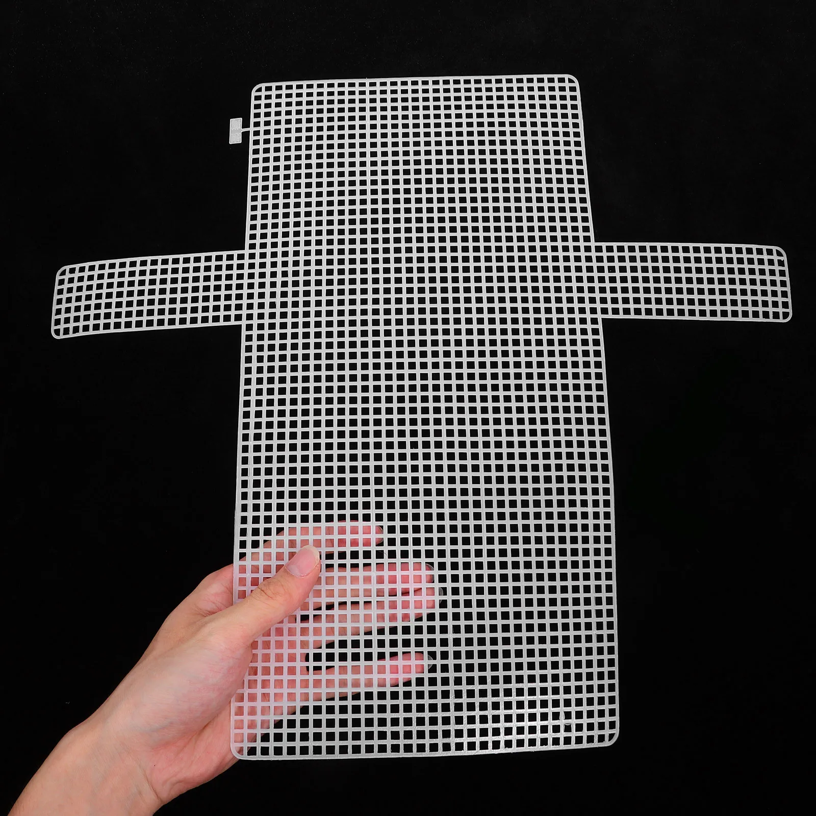 

10Pcs Plastic Mesh Canvas Sheets Sturdy DIY Bag Making Kit Handwoven Material for Knit Crochet Projects Basket Making Supplies