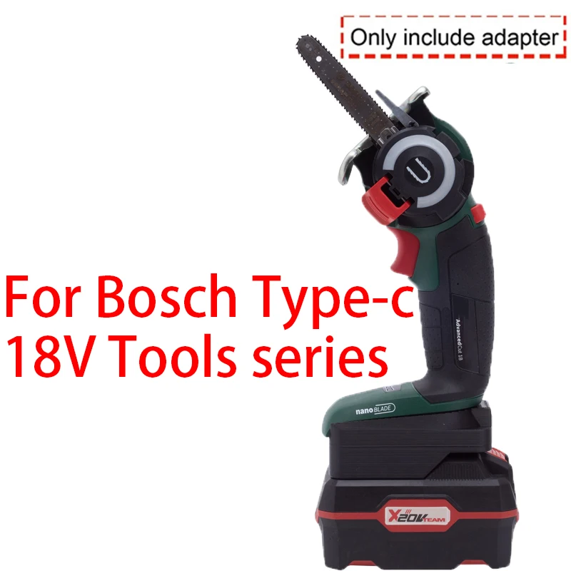 Adapter for Bosch Type-C 18V Li-ion tools to convert to Lidl Parkside X20V Li-ion battery adapter power tool accessories