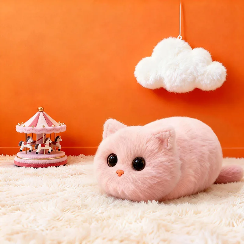 Walulu AI Cute Pet is an emotional companion toy suitable for girls and children, simulating a plush dog toy view 4