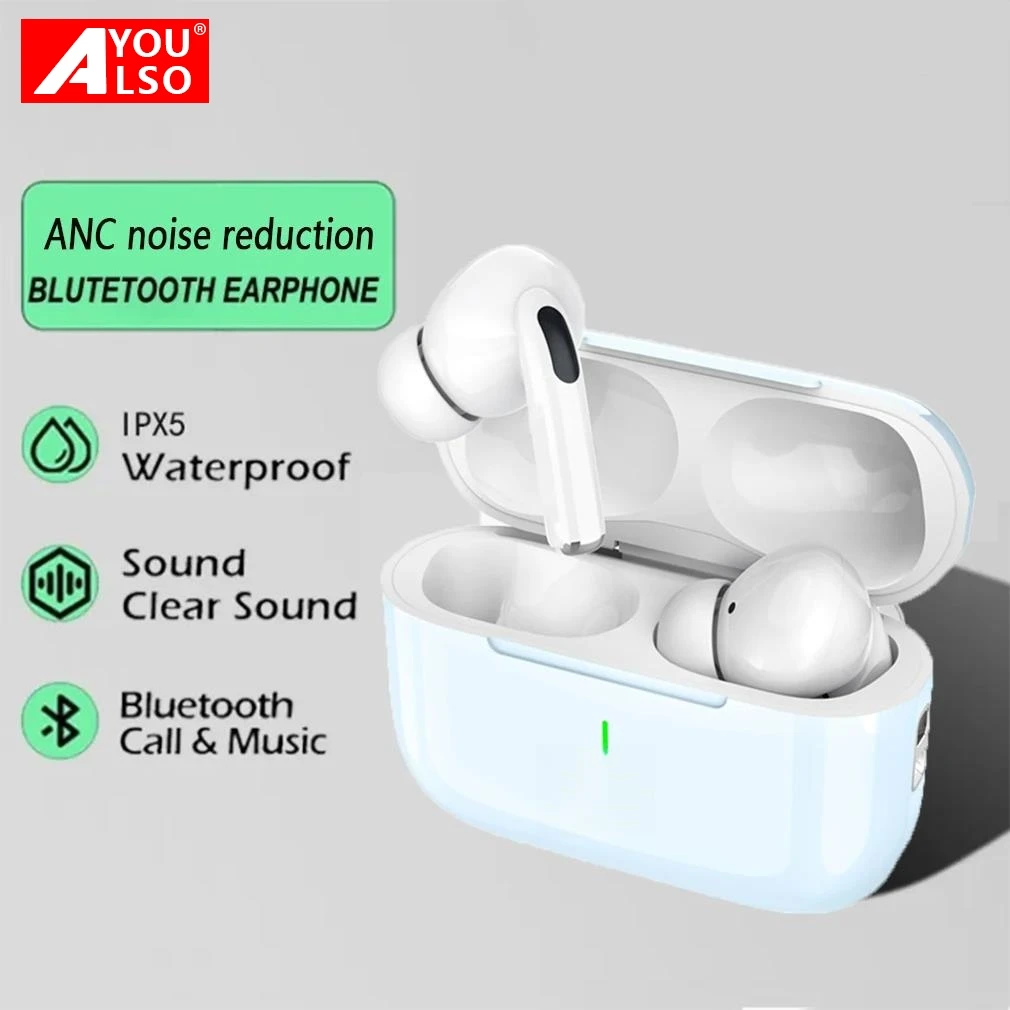 Air ear Freepods Bluetooth Earphone Wireless Earbuds Active Noise Cancelling Sports Pods Headset Gaming Headphone for All Phone