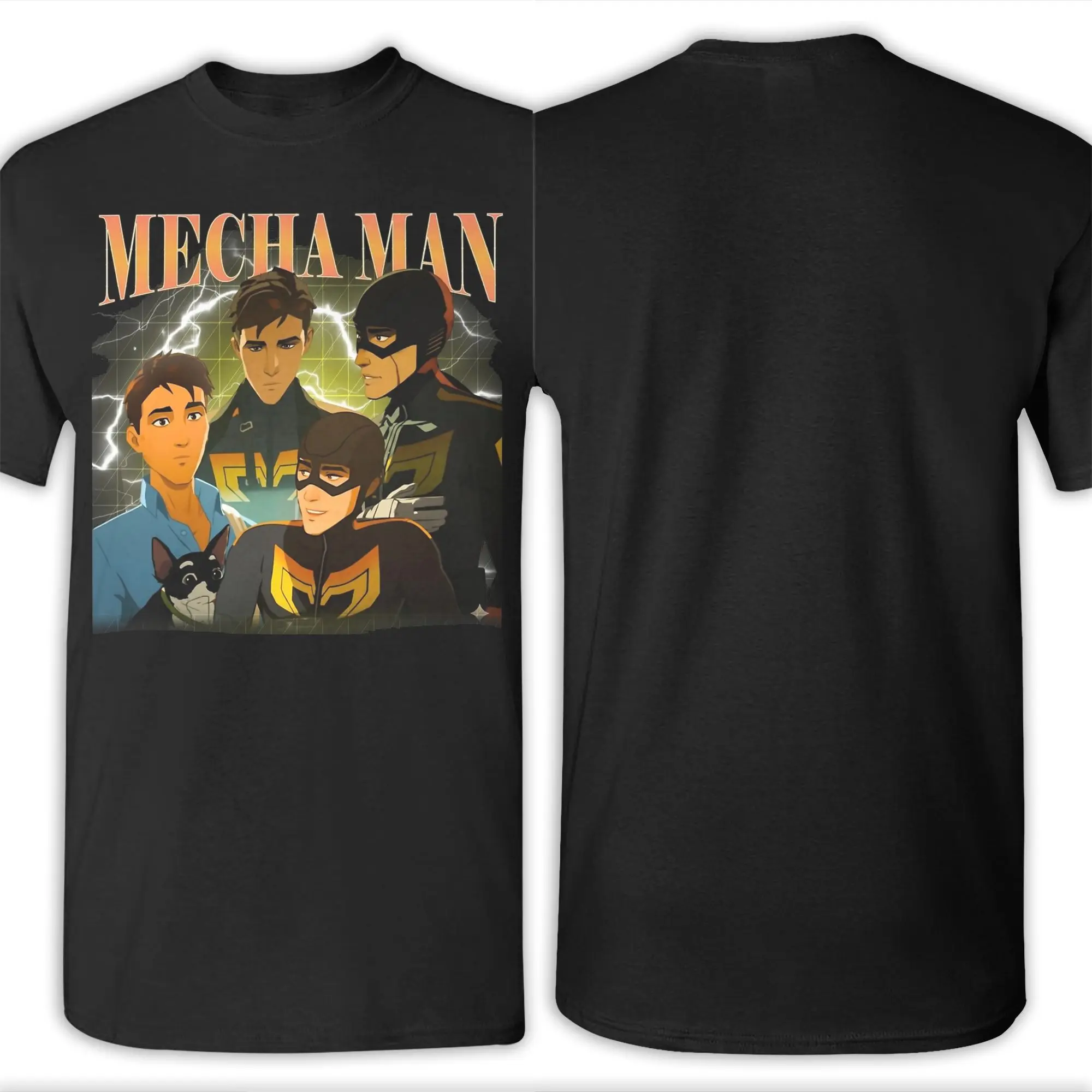 تي شيرت صيفي للرجال من Mecha Robert Robertson Dispatch Game للجنسين من القطن الخالص تي شيرت بأكمام قصيرة #5