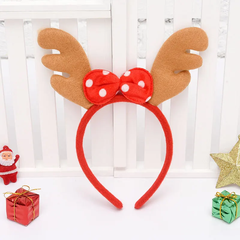 Christmas Headband Kids Adult Santa Claus Elk Xmas Tree Hair Accessories Photo Props Christmas Decoration 2025 New Year Gifts