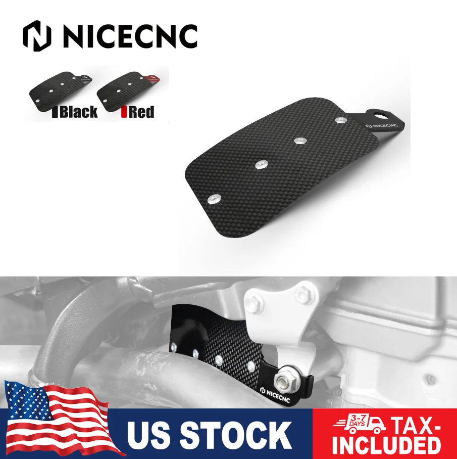 TRX450 Carburetor Heat Shield For Honda TRX450R 2006-2009 TRX450ER 2009-2014 Carbon Fiber & T6-6061 Aluminum ATV Accessories