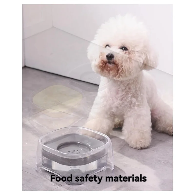 

AT29-большая емкость, 2 л, миска для питьевой воды для собак, защита от брызг и не влажный рот, миска для еды для собак, кошек, аксессуары для домашних животных